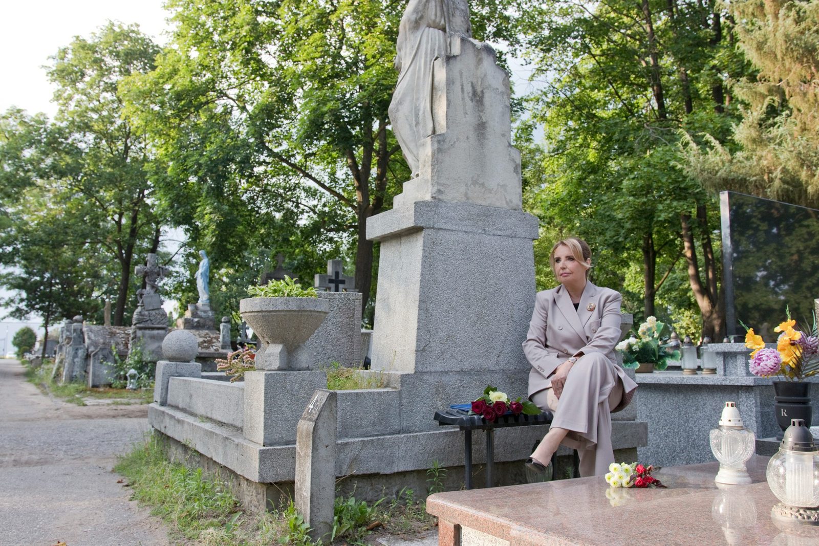 Joanna Skiba podczas przygotowań do ceremonii